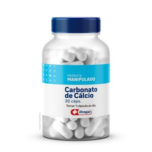 Carbonato de Cálcio 30 Cápsulas
