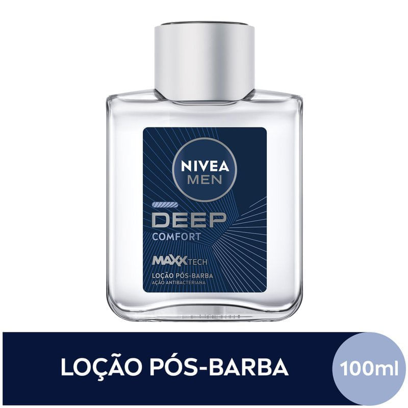 Pós Barba: Loção Nivea Men Deep 100ml | Drogal