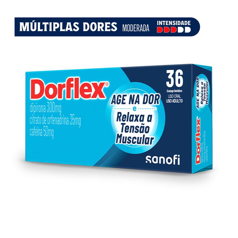 Dorflex 36 Comprimidos: Posologia, Preço, Para que Serve