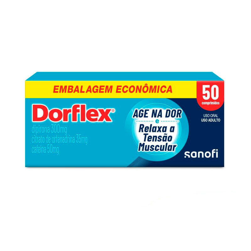 Dorflex 50 Comprimidos: Posologia, Preço, Para que Serve