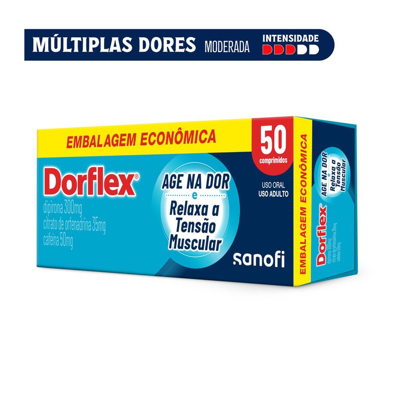 Dorflex 50 Comprimidos: Posologia, Preço, Para que Serve