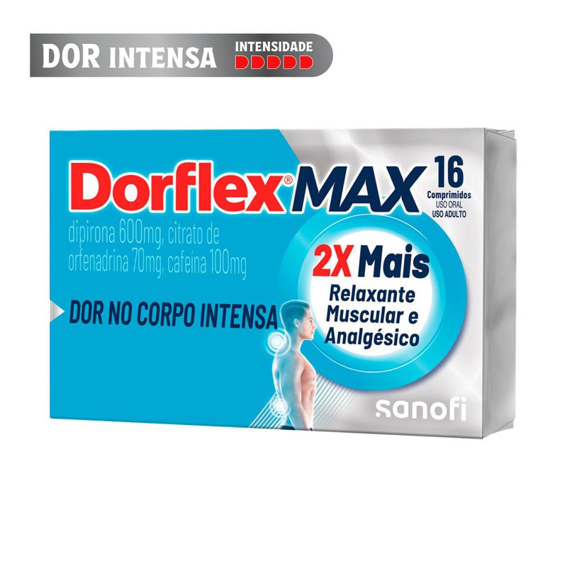 Dorflex MAX 16 Comprimidos: Para que Serve, Como usar, Preço