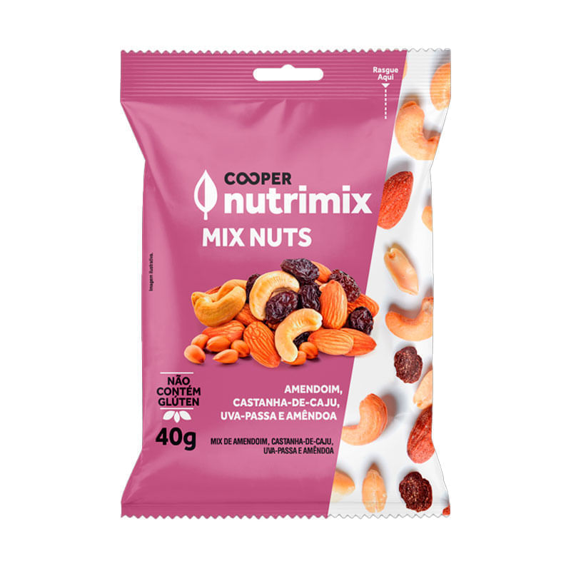 Mix Nuts Cooper Nutrimix 40g: Preço, Para que serve,
