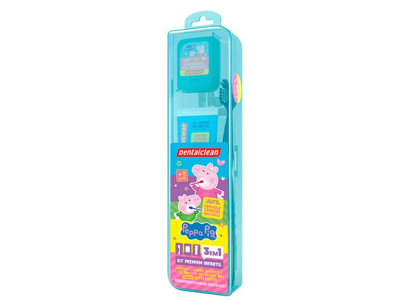 kit-dental-infantil-dentalclean-premium-3-em-1-peppa-pig-farmacia-online-drogal