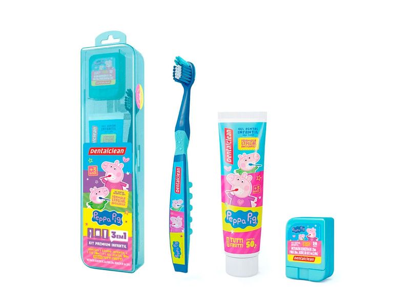 kit-dental-infantil-dentalclean-premium-3-em-1-peppa-pig-farmacia-online-drogal