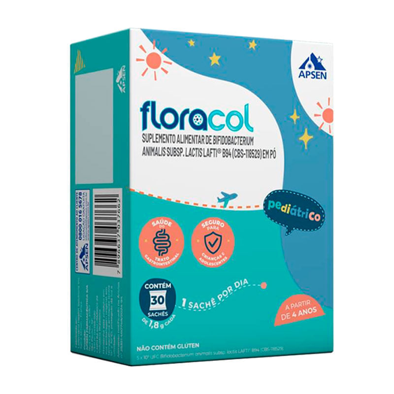 Suplemento Alimentar Floracol Pediátrico 30 Sachês: Preço