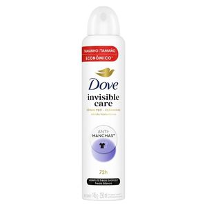 Desodorante Antitranspirante Aerosol Dove Invisible Dry 72 Horas 250ml