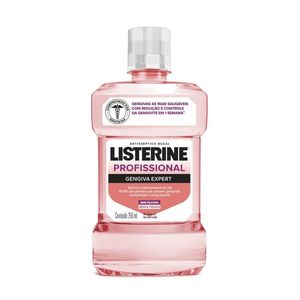 Antisséptico Bucal Listerine Profissional Gengiva Expert Zero Álcool Menta Fresca 250ml
