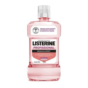 Antisséptico Bucal Listerine Profissional Gengiva Expert Zero Álcool Menta Fresca 500ml