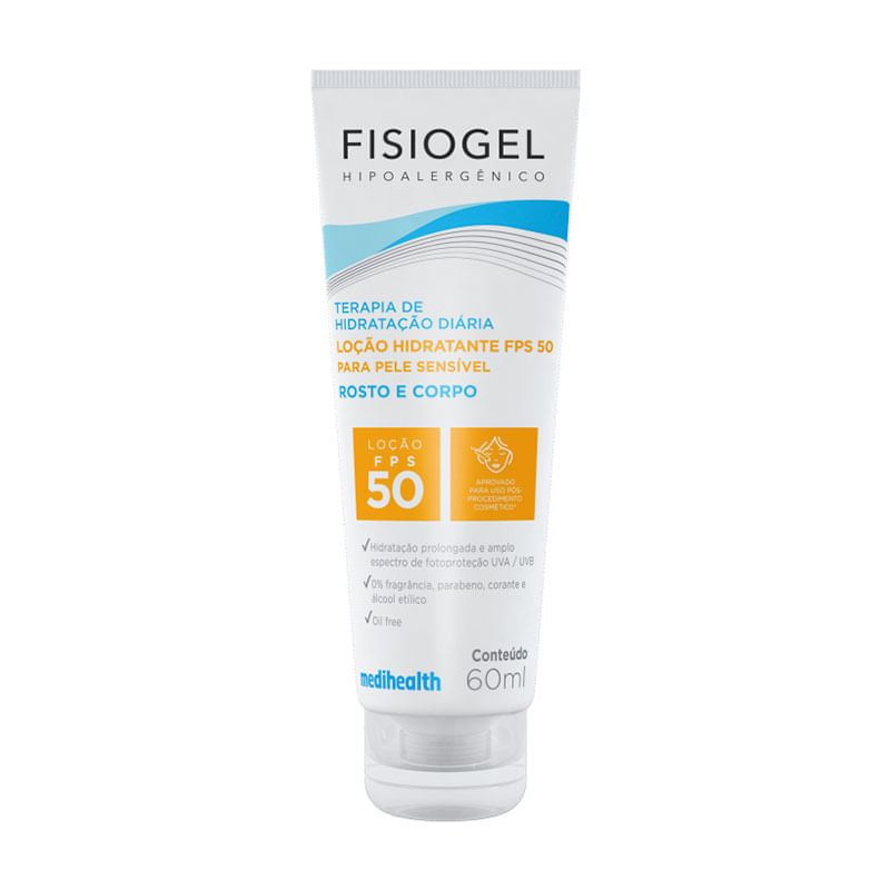 Loção Hidratante FPS50 Rosto e Corpo 60ml | Drogal