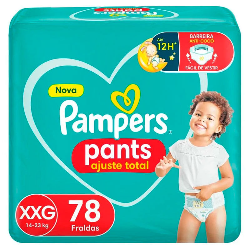 Promoção: Fralda Pampers Pants Ajuste Total Max XXG | Drogal