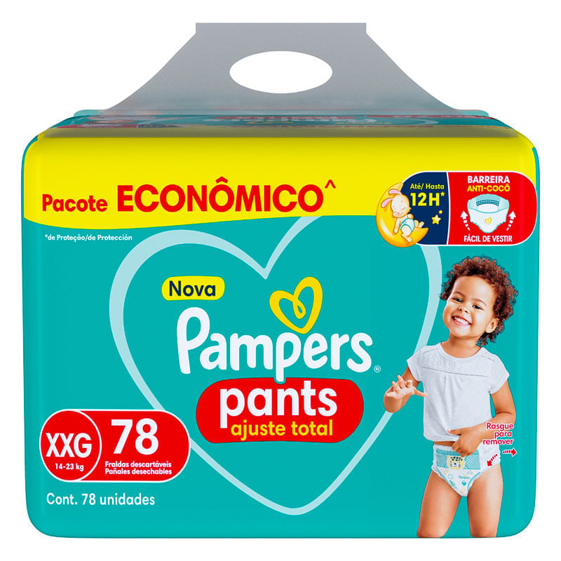 Promoção: Fralda Pampers Pants Ajuste Total Max XXG | Drogal