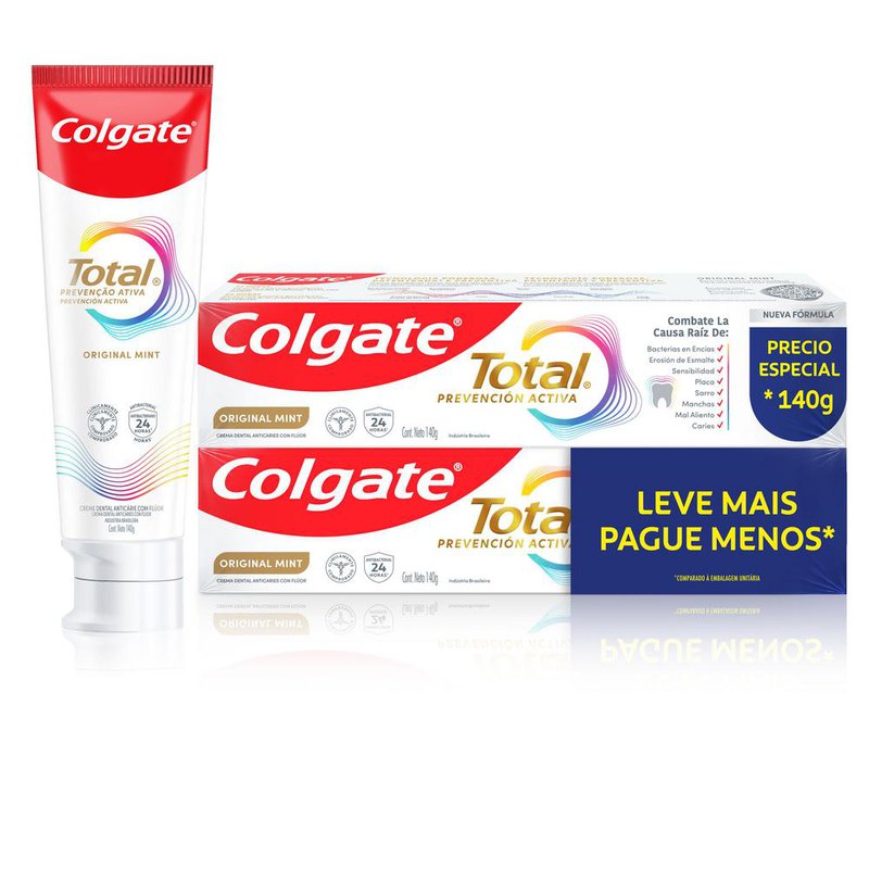 Kit Colgate Total Prevenção Ativa 2 Unidades: Preço