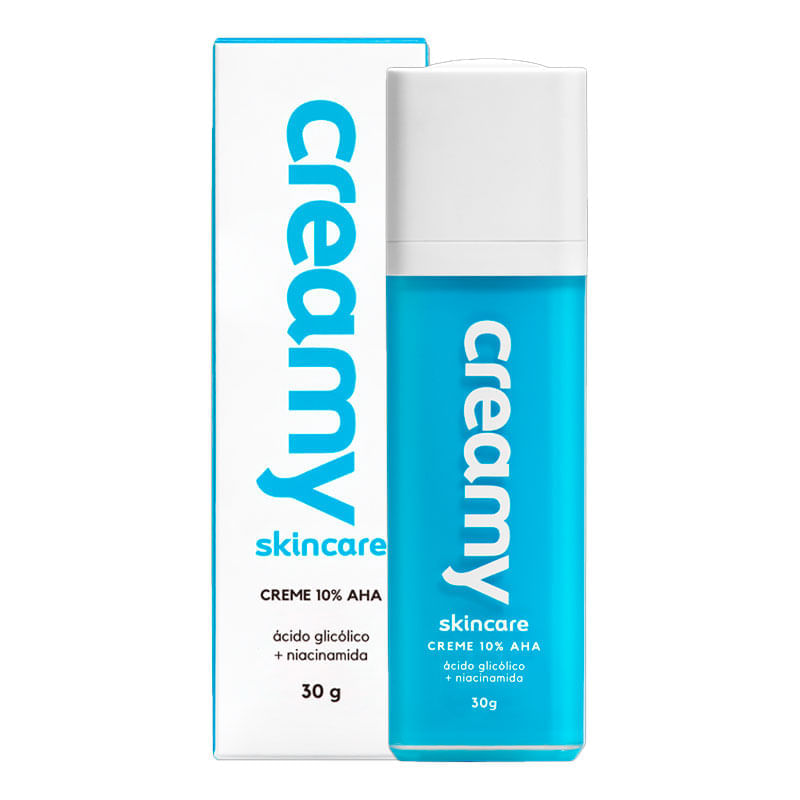 Creme Facial Creamy Skincare 10% AHA 30g: Para que Serve