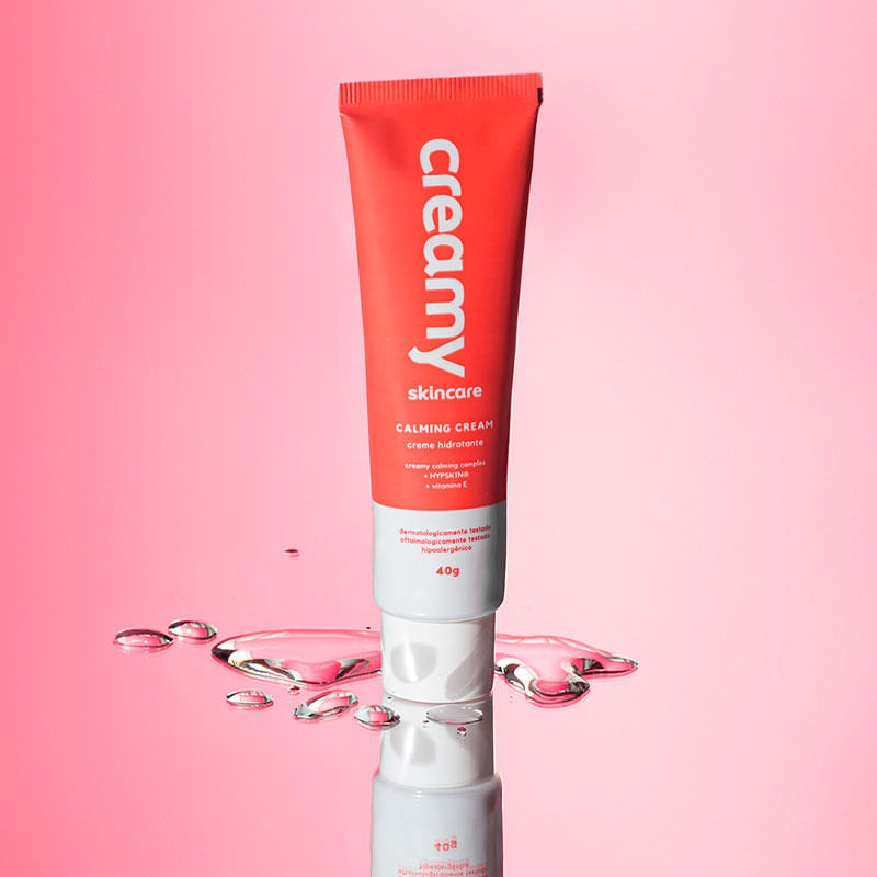 Creme Facial Creamy Skincare Calming Cream 40g: Como Usar