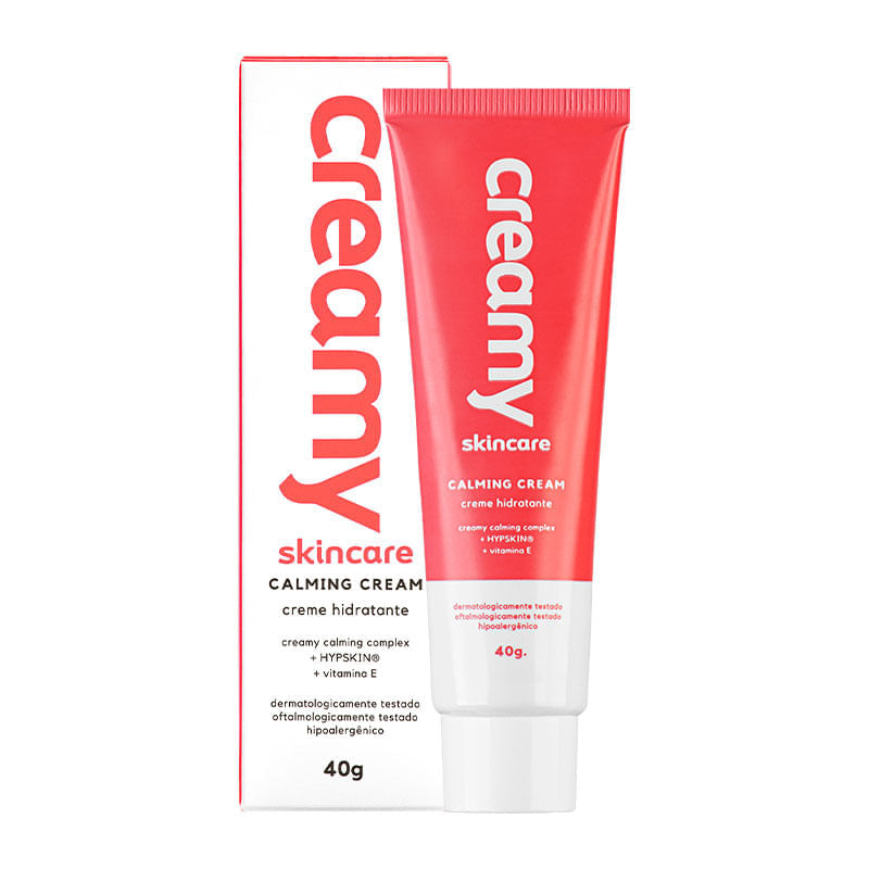 Creme Facial Creamy Skincare Calming Cream 40g: Como Usar