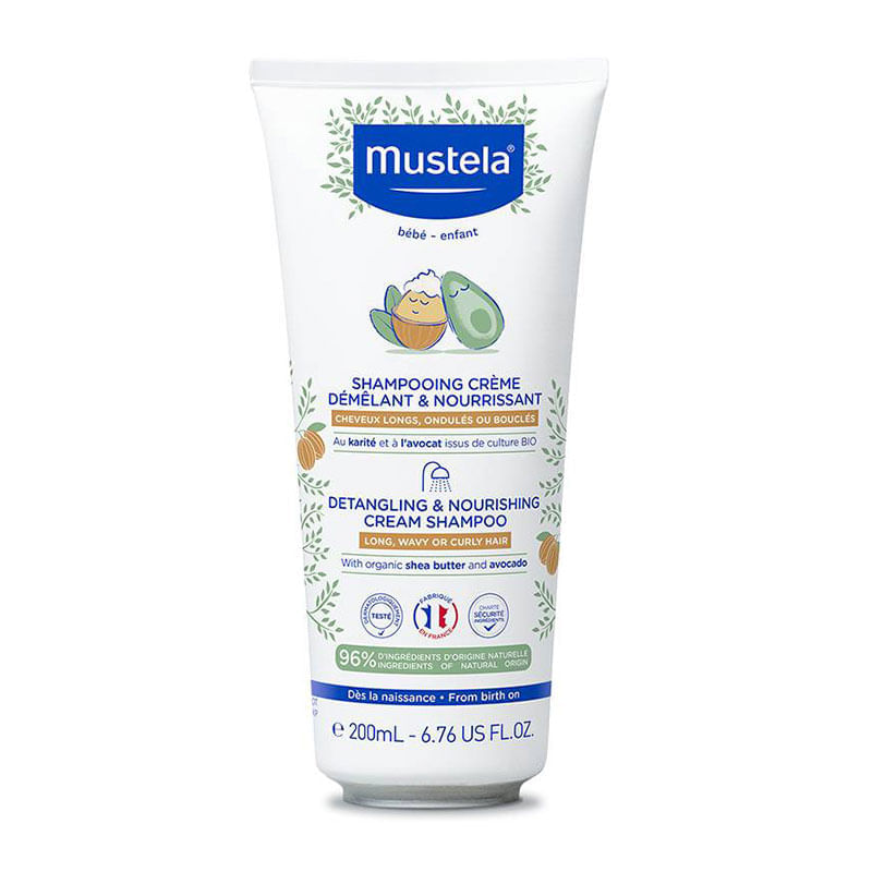 Shampoo Mustela Cachos Desembaraçados 200ml
