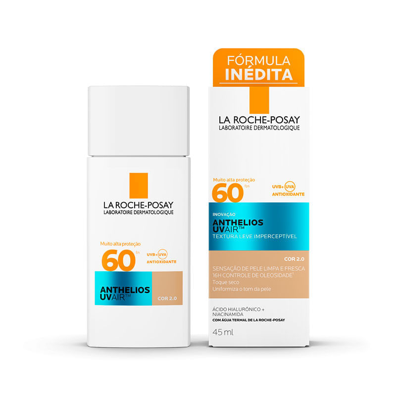 La Roche-Posay Anthelios UV Air FPS60 Cor 2.0 45ml: Preço