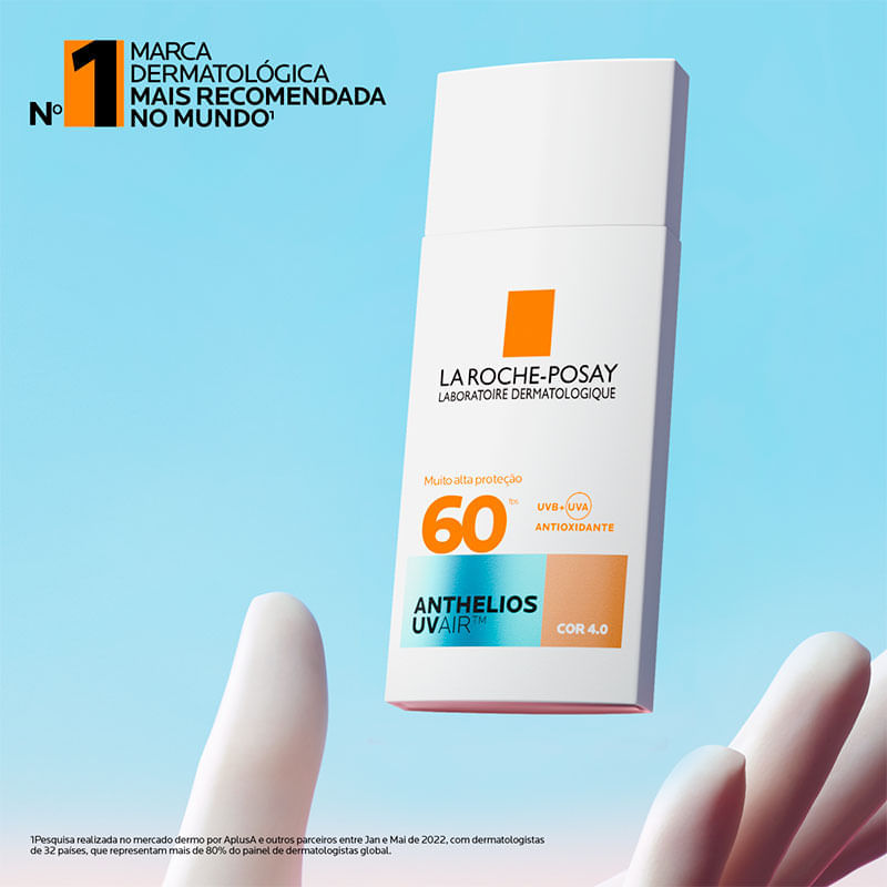 La Roche-Posay Anthelios UV Air FPS60 Cor 4.0 45ml: Preço