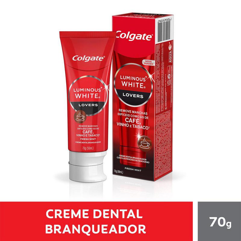 Lumière Valecia Cream Creme Dental Clareador Colgate Luminous White Lovers
