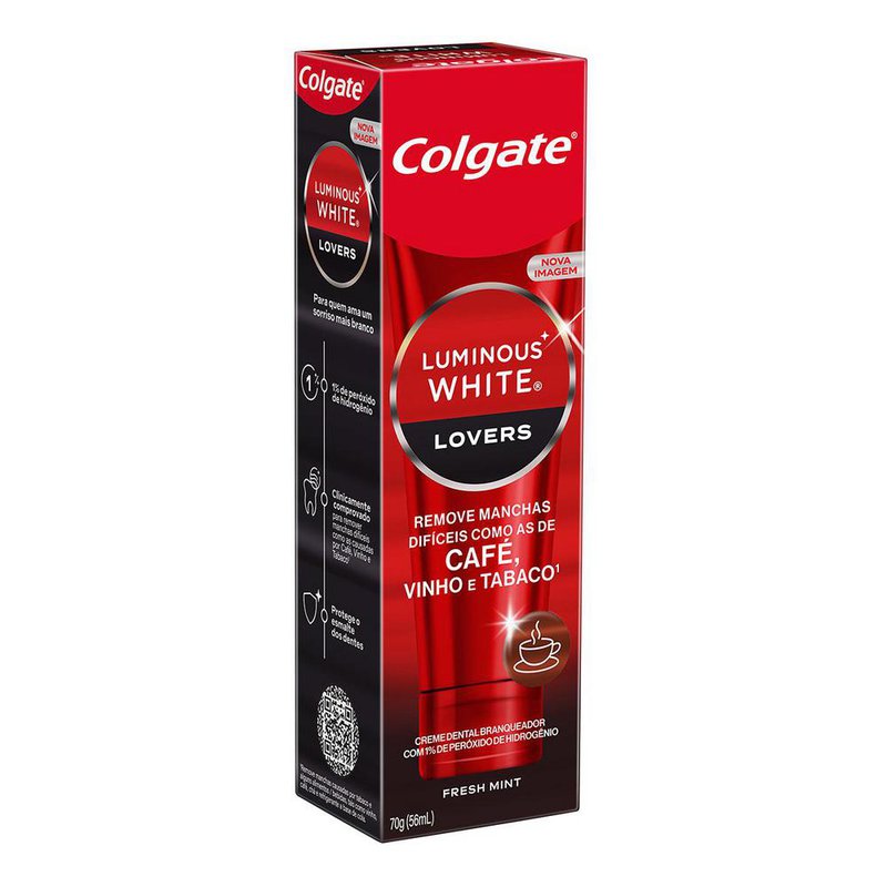 Creme Dental Clareador Colgate Luminous White Lovers