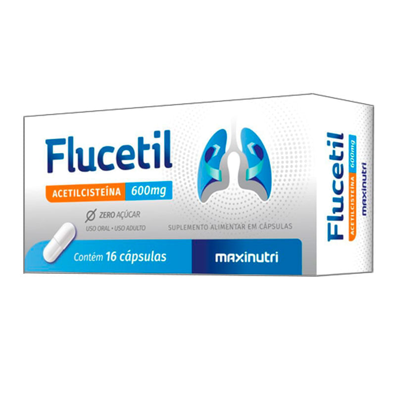 Suplemento Alimentar Flucetil 16 Cápsulas | Drogal