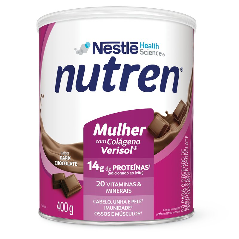 Nutren Mulher Sabor Dark Chocolate - Compre Na Drogal
