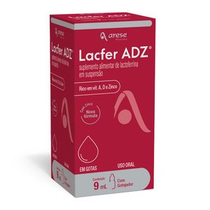 Suplemento Alimentar Lacfer ADZ Suspensão Gotas 9ml + Frasco Gotejador