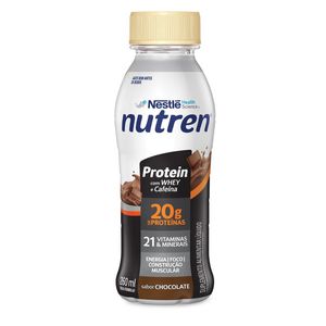 Suplemento Alimentar Nutren Protein Whey 20g de Proteínas Sabor Chocolate 260ml