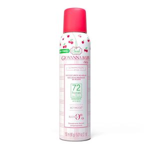 Desodorante Antitranspirante Aerossol Giovanna Baby Cherry 72h 150ml