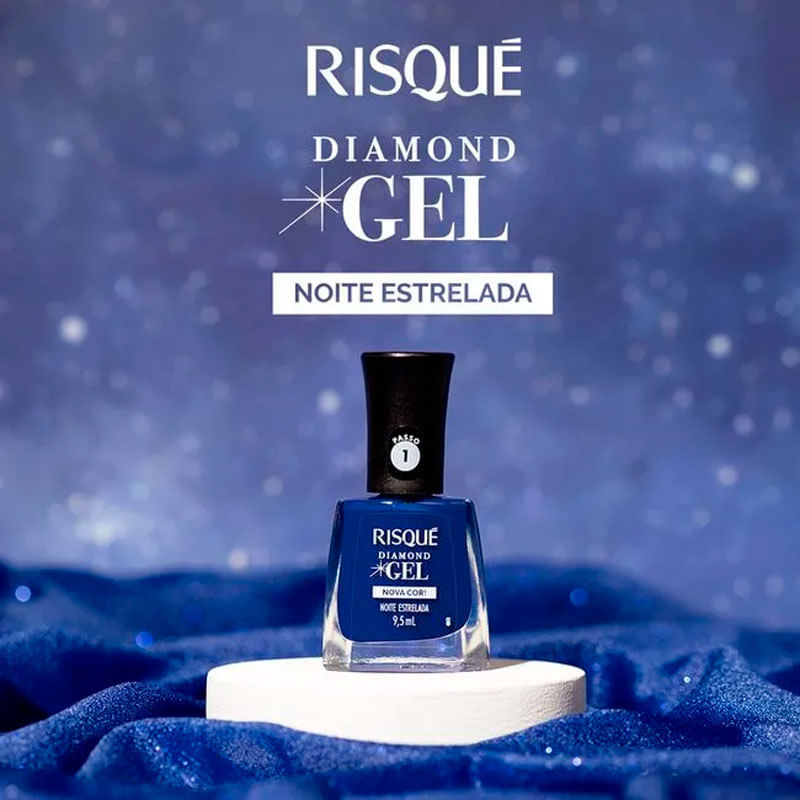 Esmalte Risqué Diamond Noite Estrelada 9,5ml: Melhor Preço