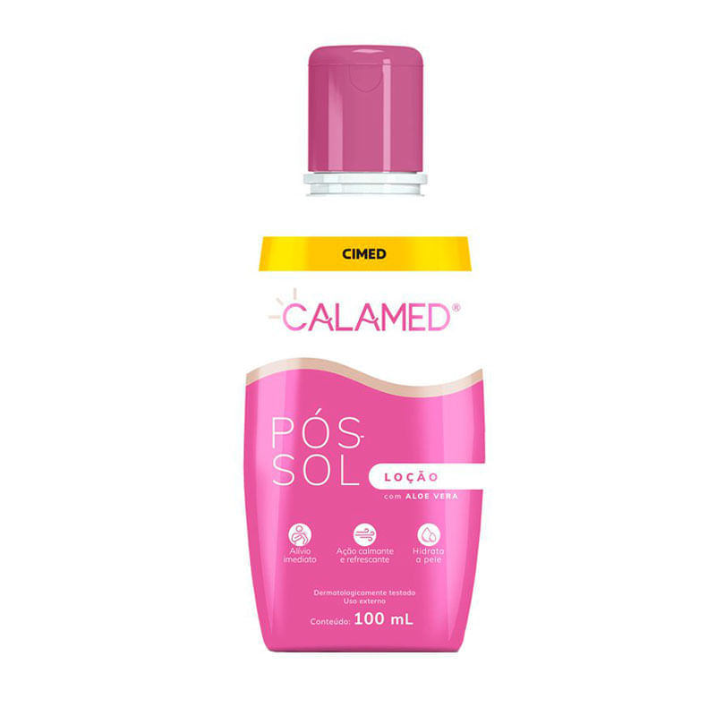 Loção Pós-Sol Calamed Com Aloe Vera 100ml | Farmácia Drogal