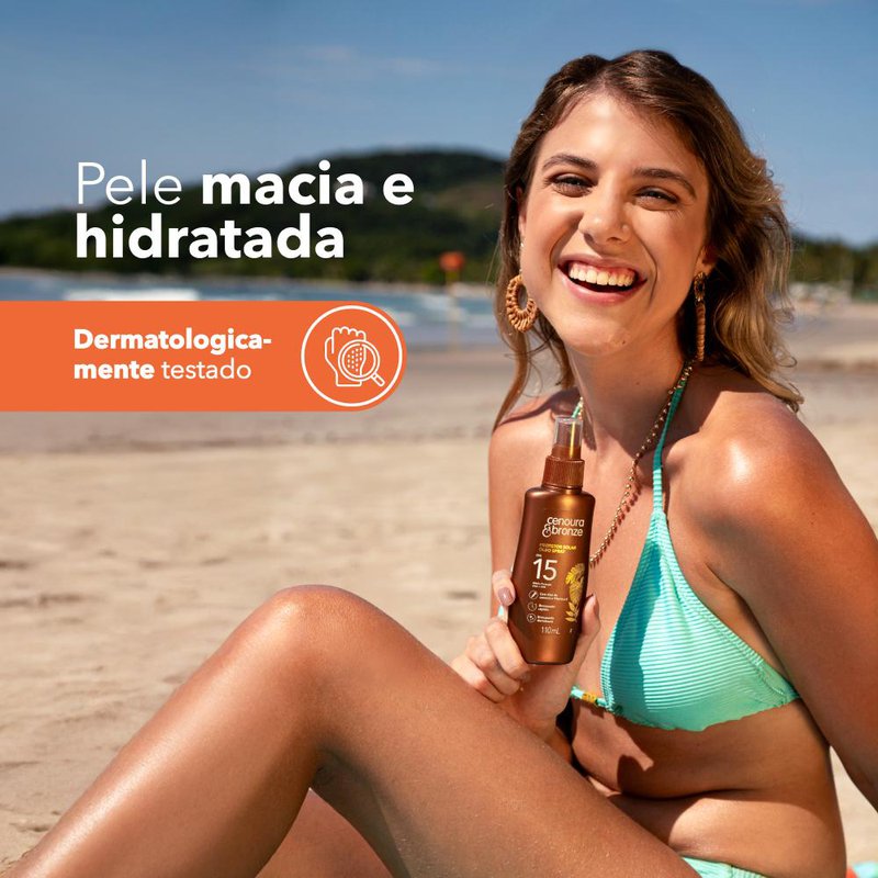 Bronzeador: Cenoura & Bronze Spray FPS15 110ml: Como Usar