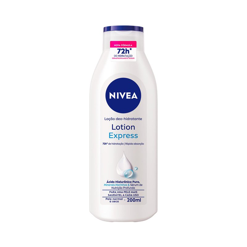 Hidratante Nivea Lotion Express 200ml: Hidratação Profunda