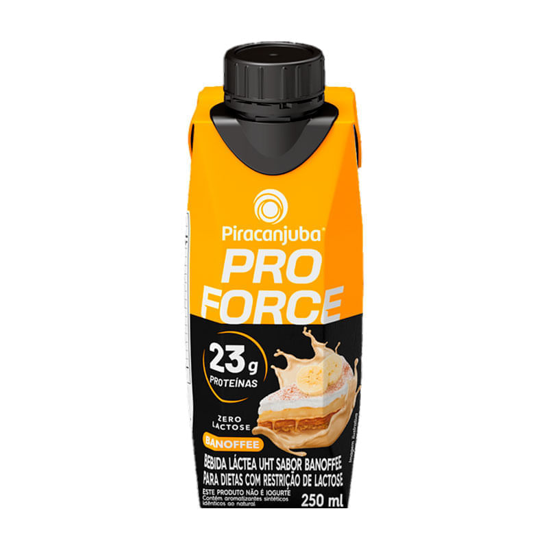 Piracanjuba Pro Force Zero Lactose Banoffee 250ml