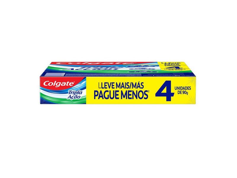 004-kit-creme-dental-colgate-tripla-acao-sabor-menta-original-4-unidades-90g