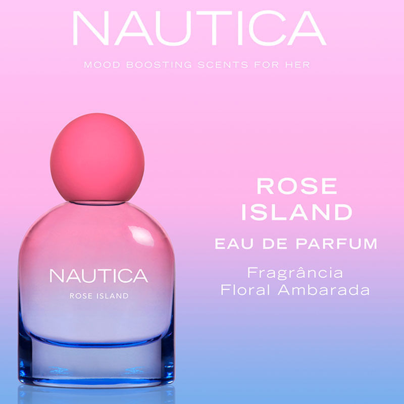 Perfume Feminino Nautica For Her Rose Island 50ml - Drogal