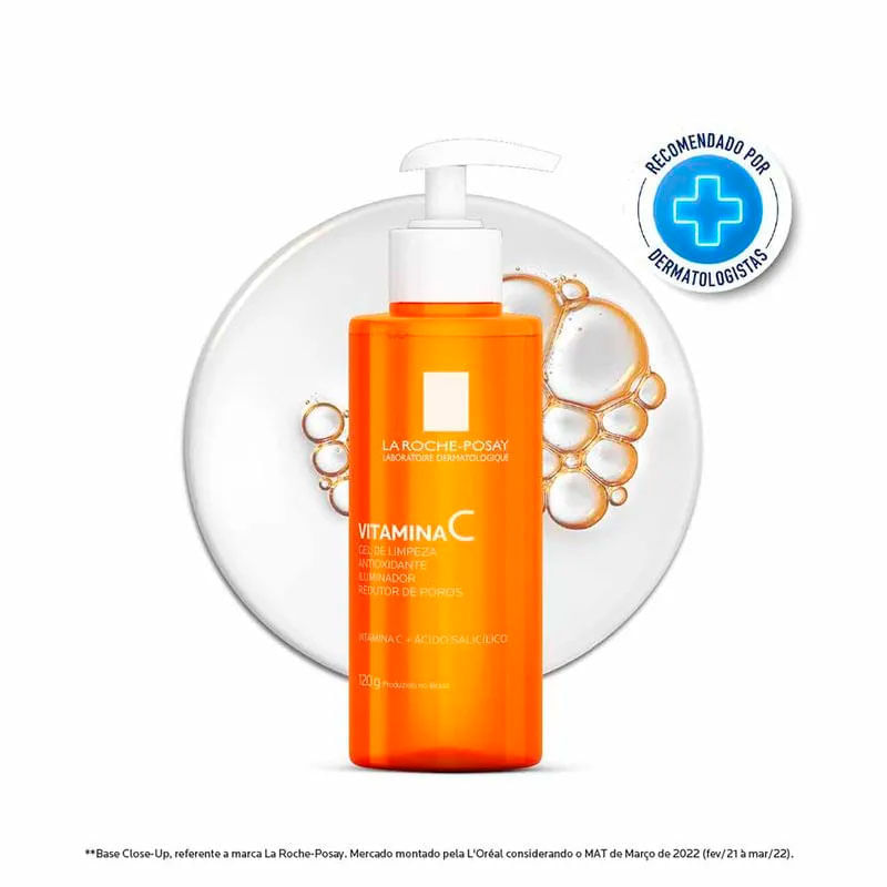 Gel de Limpeza Facial La Roche-Posay com Vitamina C