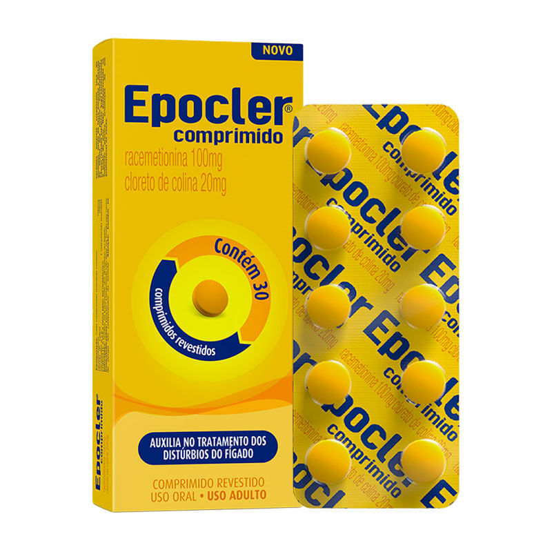Epocler 30 Comprimidos Revestidos: Bula, Como Tomar, Preço