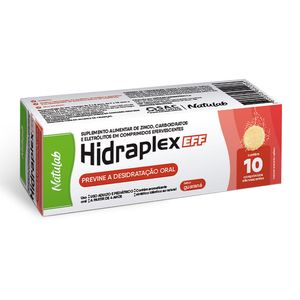 Suplemento Alimentar Hidraplex EFF Sabor Guaraná 10 Comprimidos Efervescentes