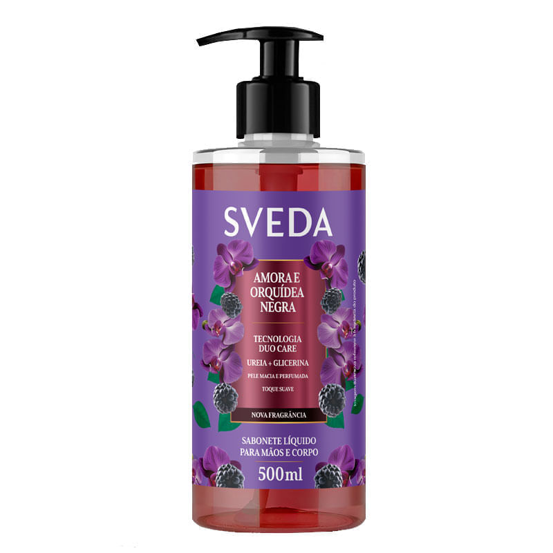 Sabonete Sveda Orquídea 500ml: Pele Macia