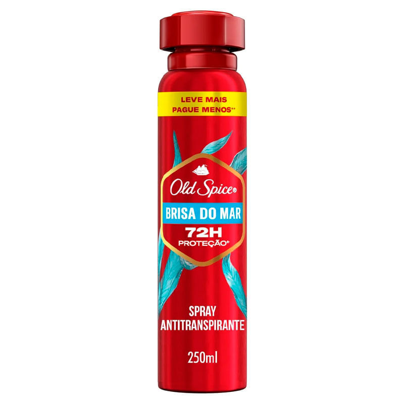 Old Spice Aerosol Amadeirado 250ml: 72h de Proteção | Drogal
