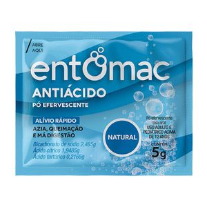 Antiácido Entomac Pó Efervescente Sabor Natural 5g