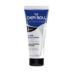 Creme Depilatório Depi-Roll Corporal Carvão e Argila 100g