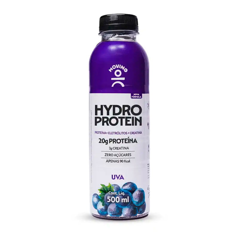Isotônico Moving Hydro Protein 20g Sabor Uva 500ml - Drogal