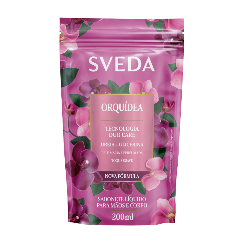 Refil Sveda Orquídea 200ml: Pele Macia e Perfumada | Drogal