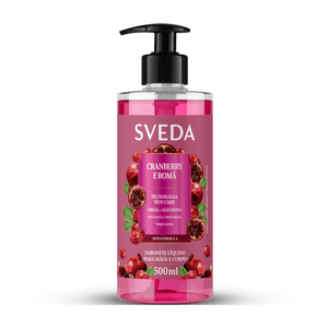 Sabonete Líquido Sveda Cranberry e Romã 500ml