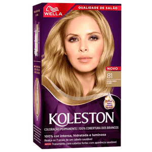 Tinta de Cabelo Koleston Louro Cinza Claro 81