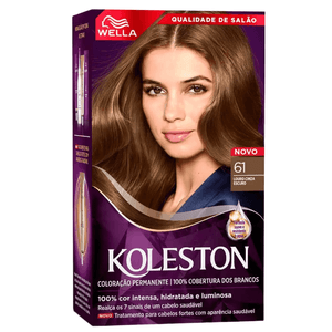 Tinta de Cabelo Koleston Louro Cinza Escuro 61