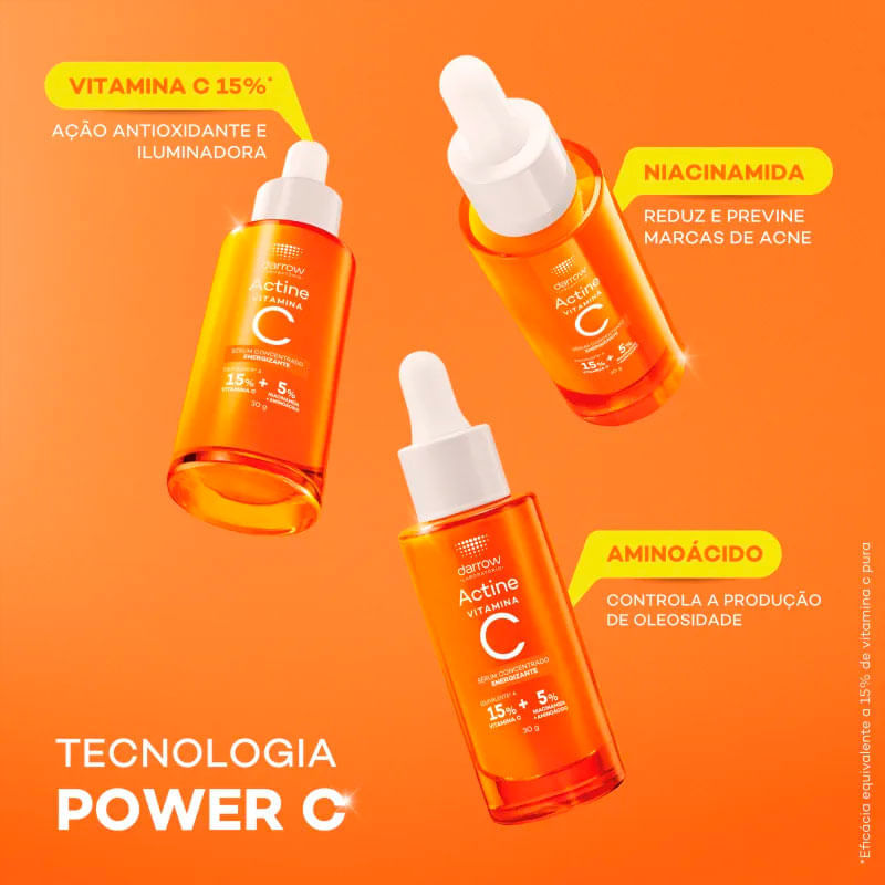 Sérum Facial Actine Vitamina C Energizante 30g